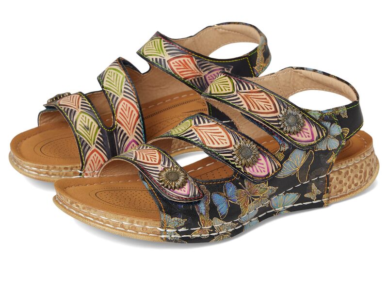 スプリングステップ レディース シューズ ヒール L'Artiste by Spring Step Versa Black Multi ブラック