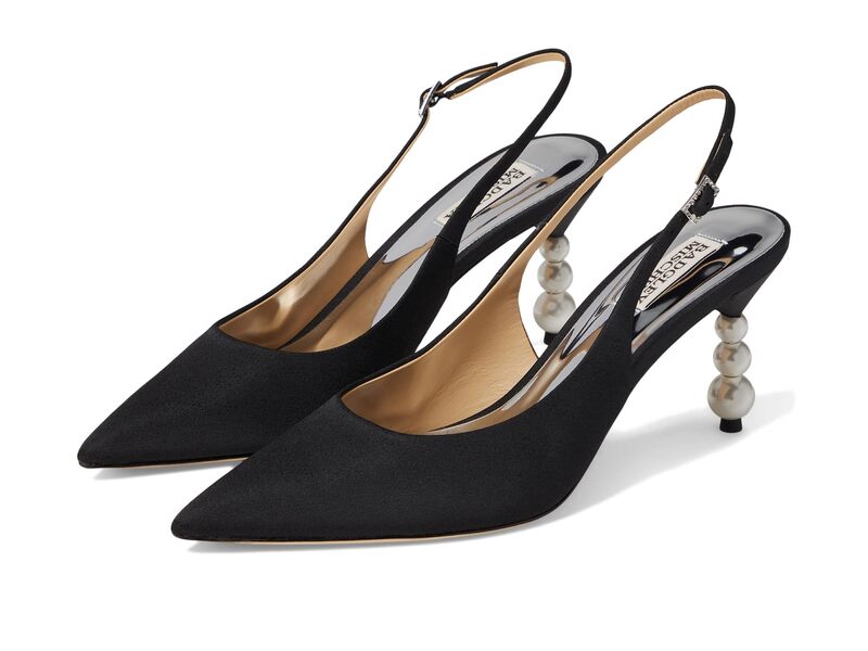 バッジェリーミシュカ レディース シューズ 踵 Badgley Mischka Beatrix Black 黒いこと