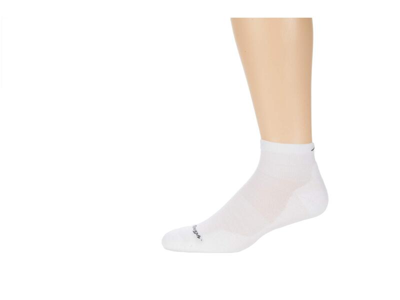 ダーンタフバーモント メンズ アンダーウェア 靴下 Darn Tough Vermont Run 1/4 Ultra-Lightweight with Cushion White ホワイト