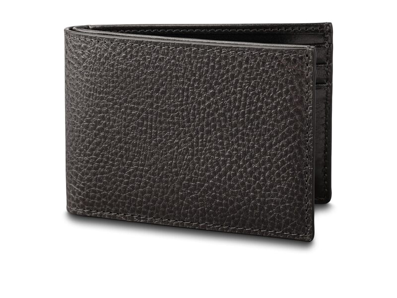 ボスカ メンズ 付属物 札入れ Bosca Roma Italia - Small Bifold Wallet Anthracite メンズ財布-バッグ・小物・ブランド雑貨