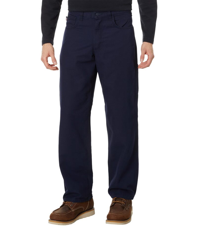カーハート メンズ ボトムス カジュアルパンツ Carhartt FR Loose Straight Canvas Pant Dark Navy ネイビー