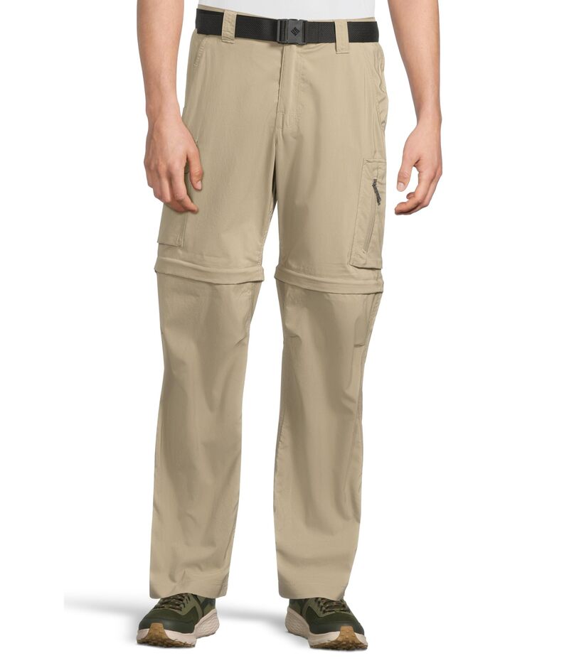 コロンビア メンズ ボトムス 心地よいズボン下 Columbia Silveridge Utility Convertible Pants Tusk しろがね色 ズボン・パンツ-メンズファッション