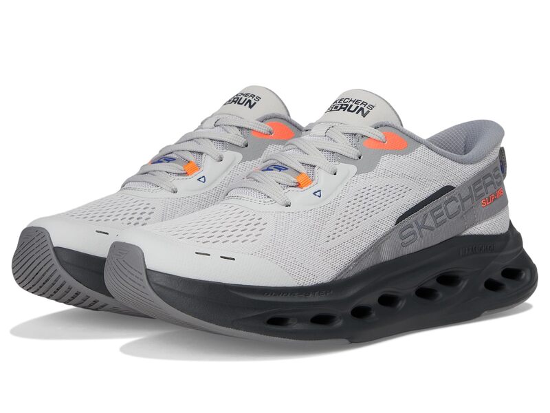 スケッチャーズ メンズ シューズ スニーカー SKECHERS Hands Free Slip-ins Max Cushioninglide-Step - Advert Sneaker Gray/Black 黒いこと