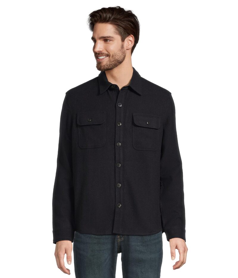 エルエルビーン メンズ トップス シャツ ウール L.L.Bean Signature Wool Workshirt Regular Admiral Navy ネイビー