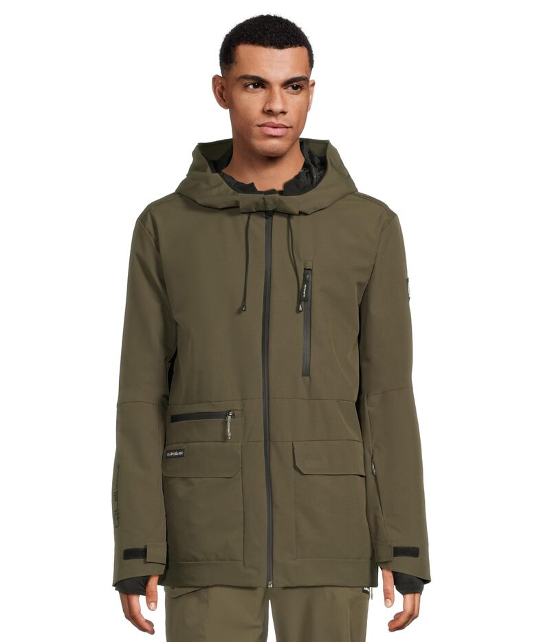 クイックシルバー メンズ アウター コート ジャケット Quiksilver Questretch 20k Snow Jacket Grape Leaf グレープ