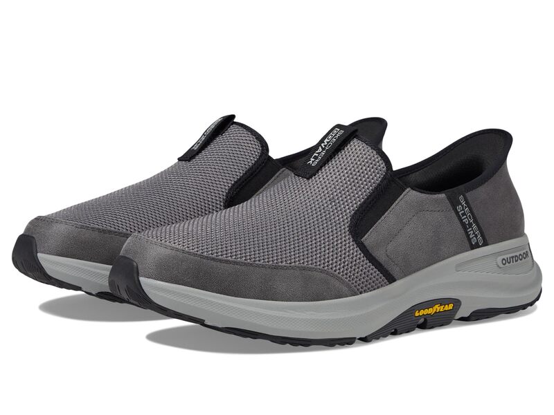 スケッチャーズ メンズ シューズ スニーカー SKECHERS Performance Go Walk Outdoor Hands Free Slip-Ins Charcoal チャコール