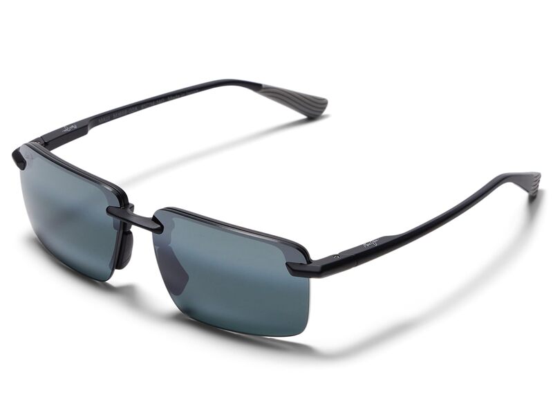 マウイ体育館 メンズ 添え物 サングラス・アイウェア Maui Jim LaulimaF Matte Black/Neu 黒いこと