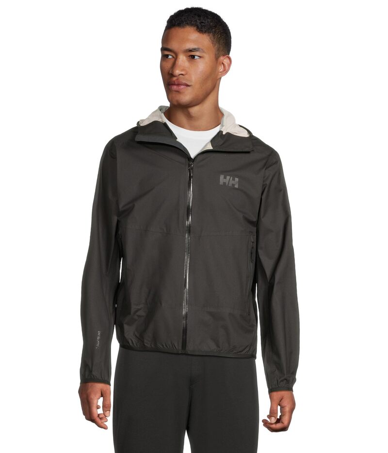 ヘリーハンセン メンズ アウター 厚地の外套 上衣 Helly Hansen Verglas 2.5L Fastpack Jacket Black 黒いこと