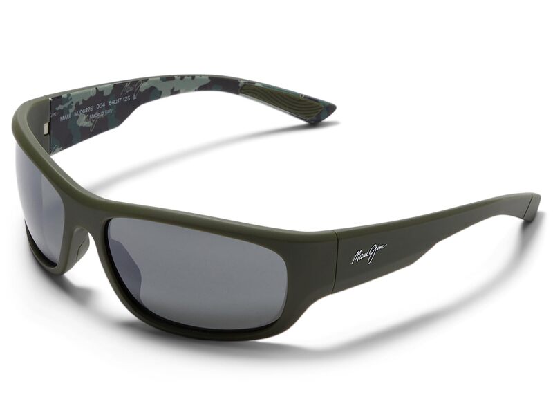マウイ体育館 メンズ 佩び物 サングラス・アイウェア Maui Jimauklele Large Matte Military