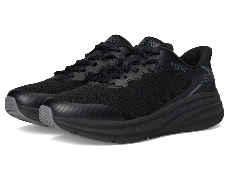 スケッチャーズ メンズ シューズ スニーカー BOBS from SKECHERS Bobskillz Slip-Insneakers Black/Black ブラック