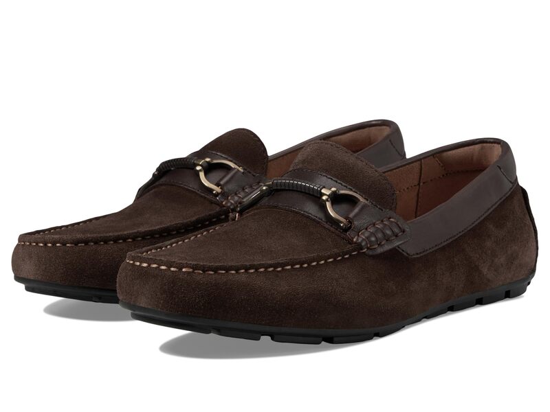 フローシャイム メンズ シューズ スニーカー Florsheimotor Moc Toe Bit Driver Brown Suede 赤銅色