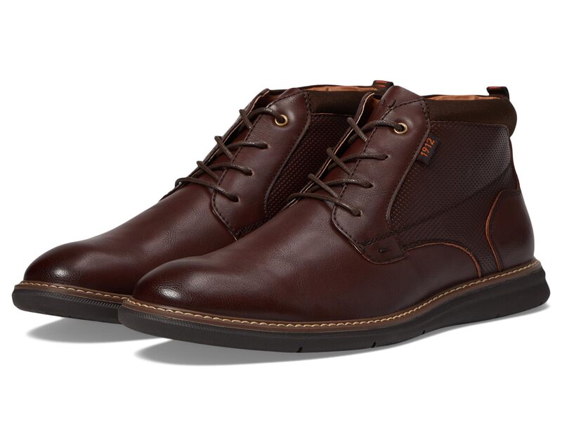 ノンブッシュ メンズ シューズ ブーツ・レインブーツ Nunn Bush Chase Plain Toe Chukka Contemporary Fashion Boot Brandy