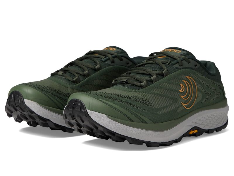 トポアスレチック メンズ シューズ スニーカー Topo Athletic Pursuit 2 Green/Orange オレンジ