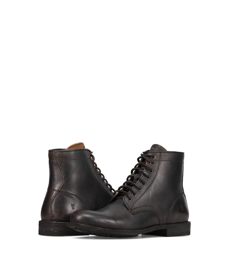 飛球 メンズ シューズ ブーツ・レインブーツ スピード競技 Frye Tyler Flex Lace Up Black 黒いこと