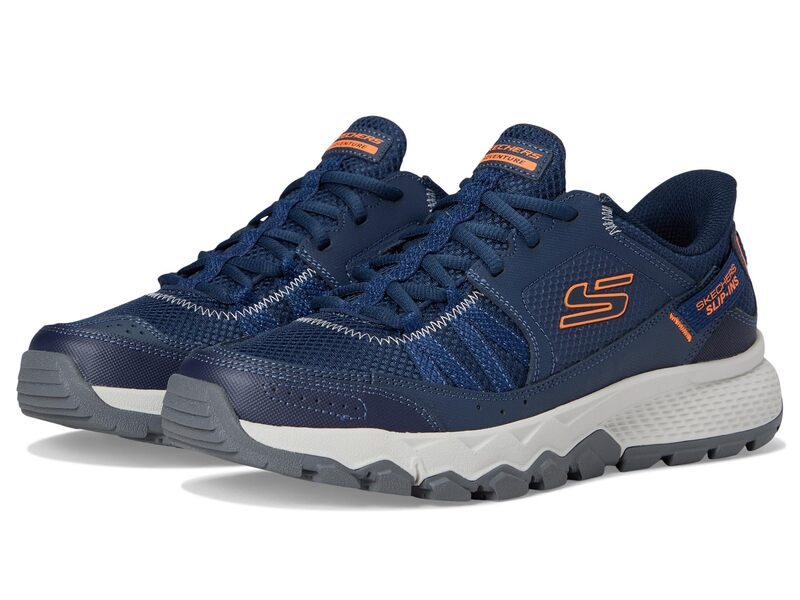 スケッチャーズ メンズ シューズ スニーカー 旗がしら SKECHERS Dynamite AT Escapar Hands Free Slip-inavy/Orange 米国海軍