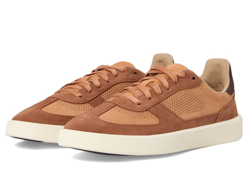 電話を掛けるハーン メンズ シューズ スニーカー Cole Haan Grand Crosscourt Modern Turf Sneaker British Tan/Nat タン
