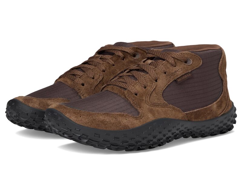 メレル メンズ シューズ ブーツ・レインブーツ スニーカー Merrell Wrapt Sneakers Mid Waterproof Coffee コーヒー