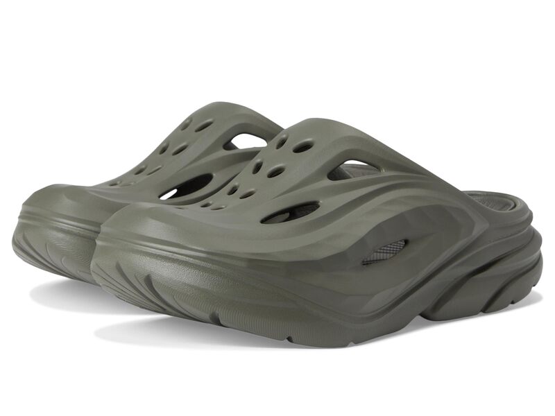 ホカオネオネ メンズ シューズ サンダル Hoka Ora Recovery Mule Slate/Slate スレート