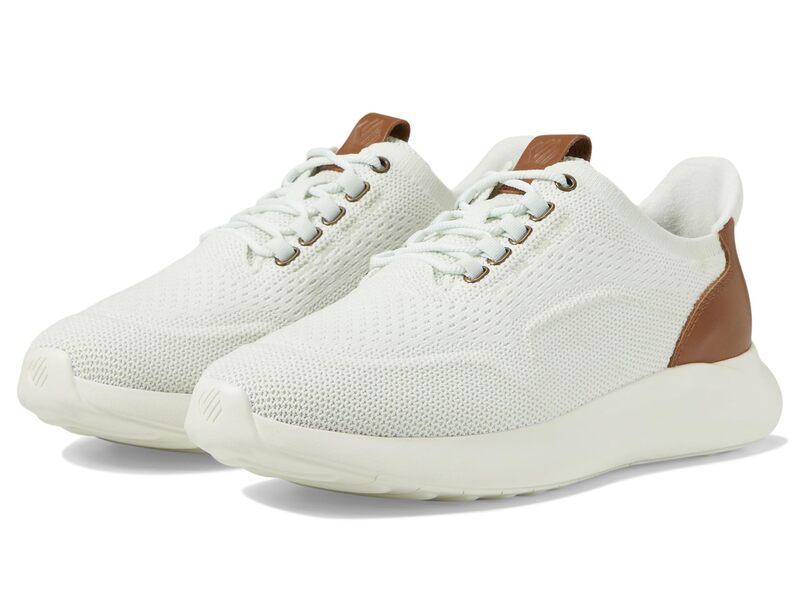 ジョンストンアンドマーフィー メンズ シューズ スニーカー ニット Johnston & Murphy Amherst 2.0 Knit Plain Toe White Knit ホワイト