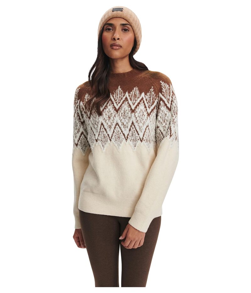 バーレイ レディース アウター ニット・セーター Varley Siren Jacquard Sweater 2.0 Cocoa Dust ココア