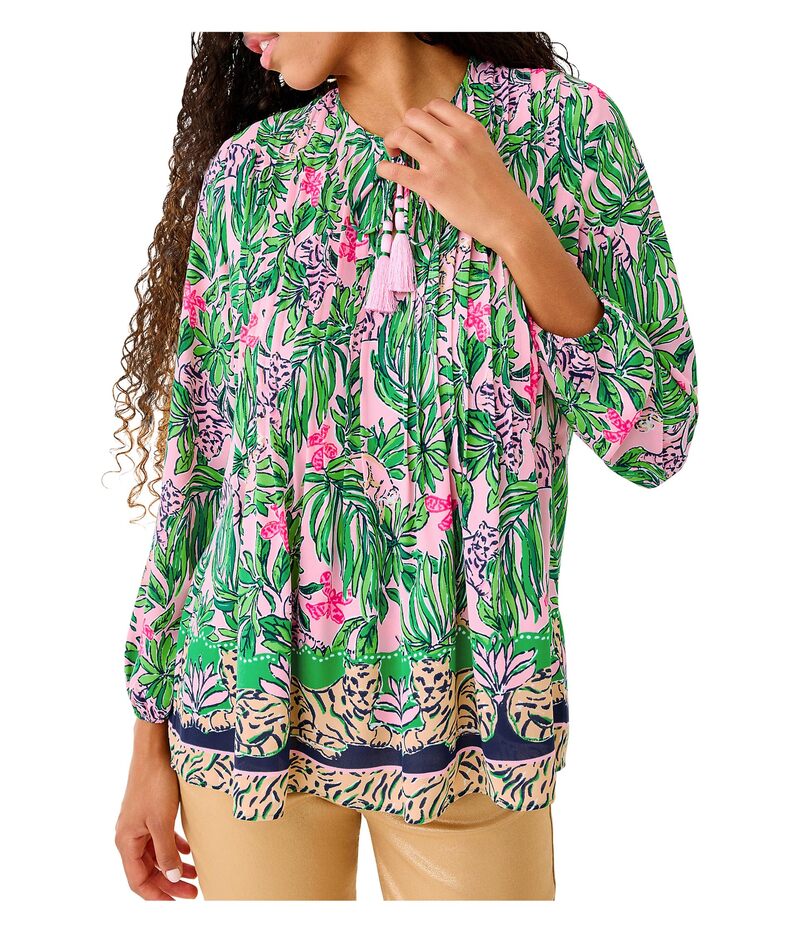リリーピュリッツァー レディース トップス シャツ Lilly Pulitzer Marilina Long Sleeve Tuni Conch Shell Pin 30,420円