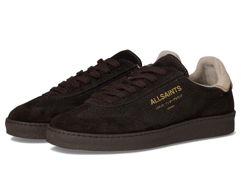 オールセインツ レディース シューズ スニーカー スエード AllSaints Thelma Suede Sneakers Bitter Brown ブラウン