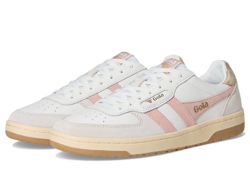 ゴラ レディース シューズ スリッポン・ローファー Gola Hawk White/Pearl Pin 白いこと ローファー-レディース靴-靴