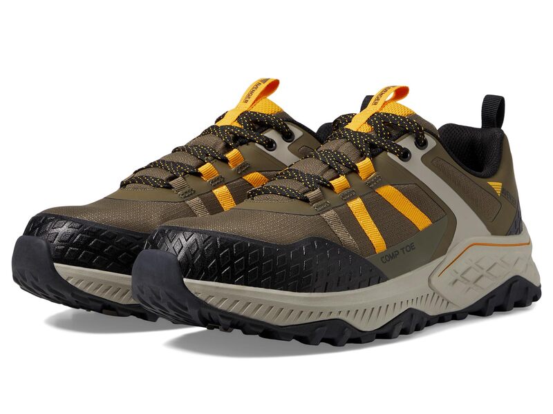 アヴェンジャー ワークブーツ メンズ シューズ ブーツ・レインブーツ Avenger Work Boots Aero Trail Olive/Yellow イエロー