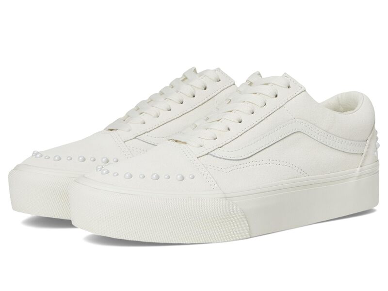 バンズ メンズ シューズ スニーカー プラットフォーム Vans Old Skool Platform Pearls Marshmal