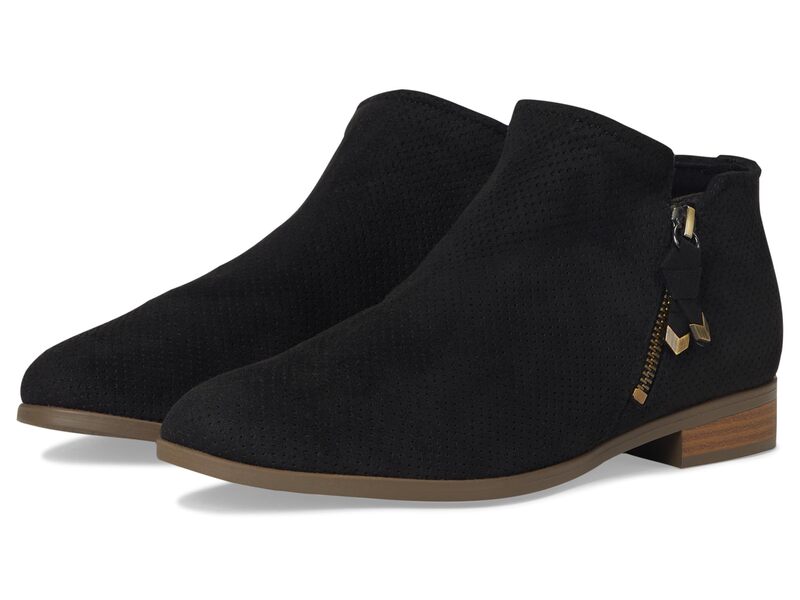 ドクター・ショール レディース シューズ ブーツ・レインブーツ Dr. Scholl's Reverie Zip Short Boots Black ブラック