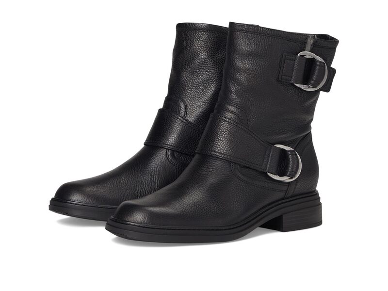 ナチュライザー レディース シューズ ブーツ・レインブーツ Naturalizer Optimus Black Leather ブラック