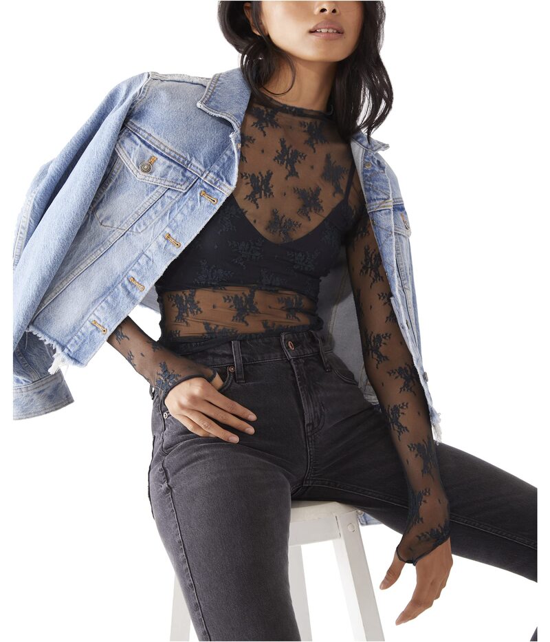フリーピープル レディース トップス シャツ Free People Lady Lux Layering Top Black ブラック