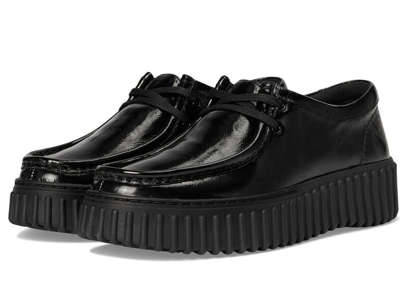 クラークス レディース シューズ オックスフォード Clarks Torhill Bee Black Patent Le 黒いこと 靴-ローファー-レディース靴