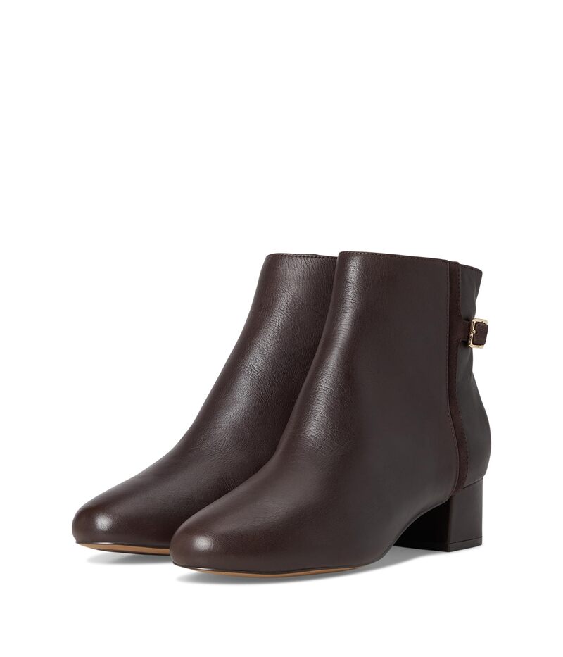 ジョンストンアンドマーフィー レディース シューズ ブーツ・レインブーツ Johnston & Murphy Sienna Belted Bootie Dark Brown ブラウン