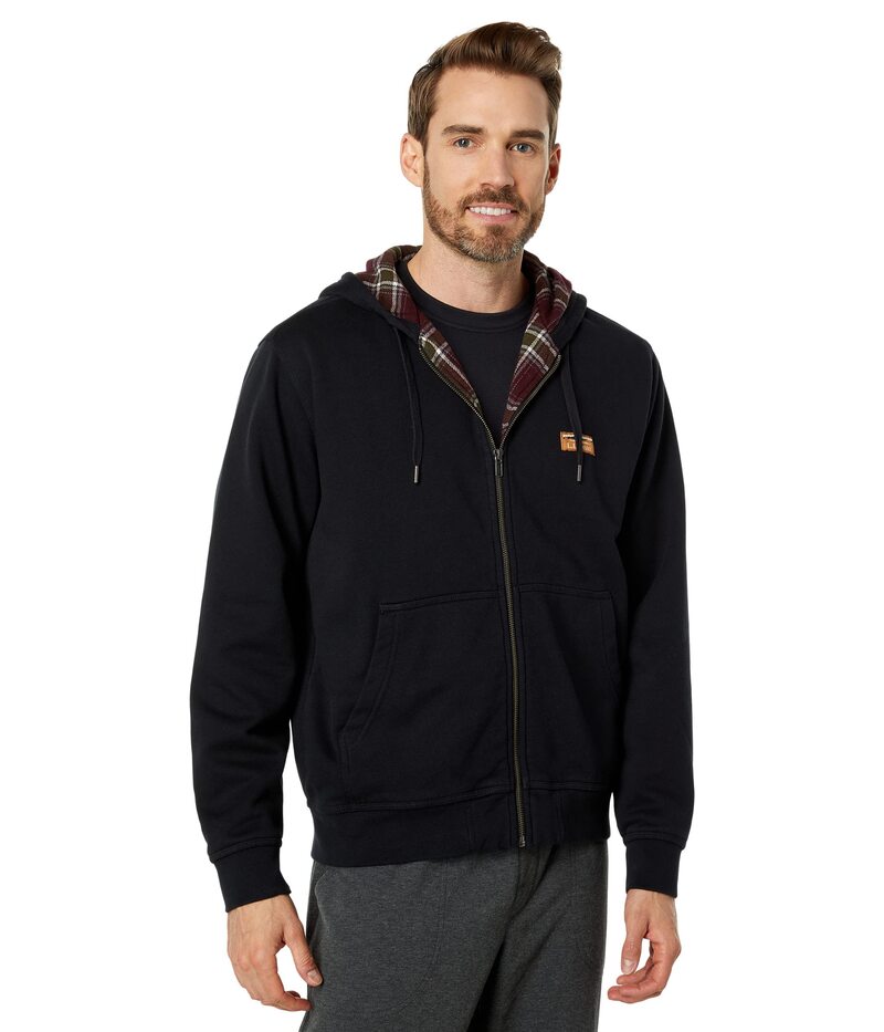 エルエルビーン メンズ アウター パーカー・スウェット プルオーバー L.L.Bean Katahdin Iron Worksweatshirt Flannelined Hooded Regular Ink Black/Deep 黒いこと