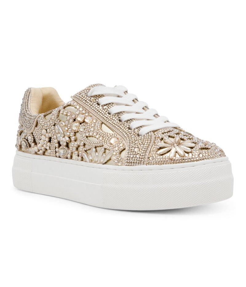 ブルーバイベトシージョンソン レディース シューズ 踵 Blue by Betsey Johnson Reily Light Gold ゴールド