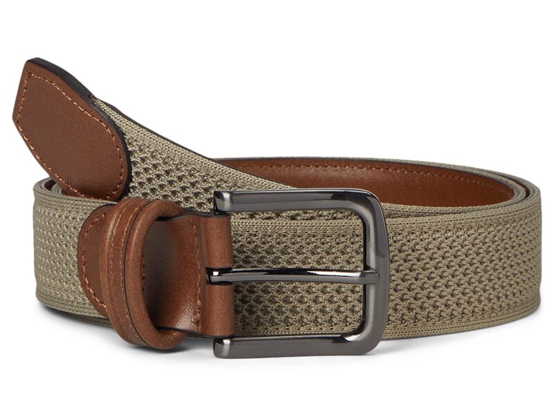 ジョンストンアンドマーフィー メンズ アクセサリー ベルト ニット Johnston & Murphy Amherst Knit Beltaupe トープ