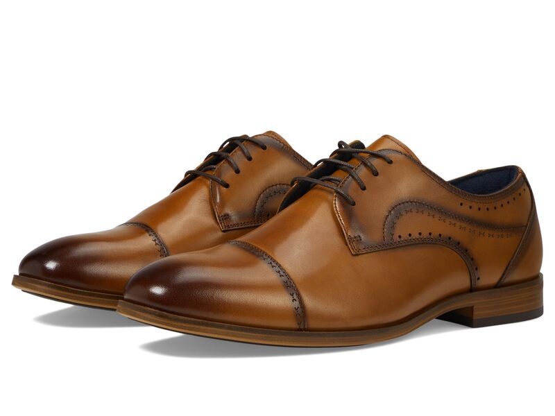 ステイシーアダムス メンズ シューズ オックスフォード キャップ レース Stacy Adams Bryant Cap Toe Lace-Up Tan タン