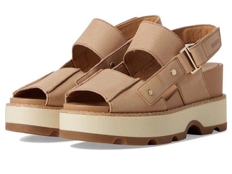 ソレル レディース シューズ ヒール サンダル SOREL Joanie Iv Sandals Wedge Honest Beige/Gu ベージュ