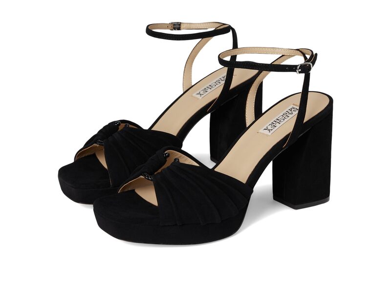 バッジェリーミシュカ レディース シューズ 踵 Badgley Mischka Veda Black 黒いこと