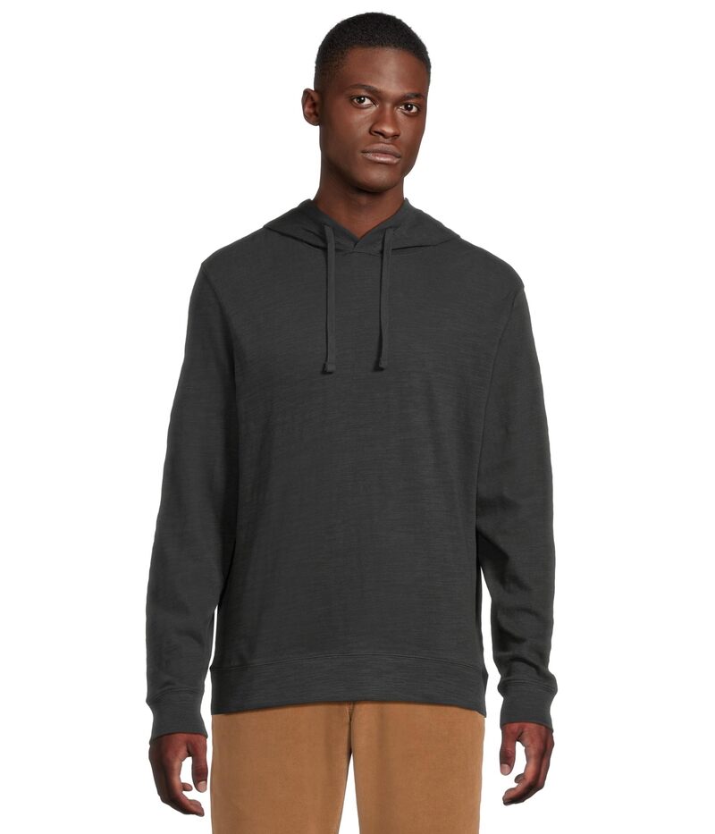 ファレティ メンズ アウター パーカー・スウェット Faherty Sunwashed Slub Hoodie Ridge Black 黒いこと