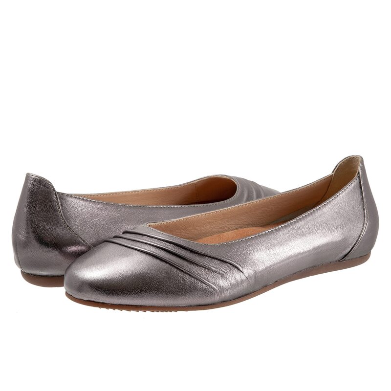 ソフトウォーク レディース シューズ サンダル SoftWalk Safi Pewter ピューター