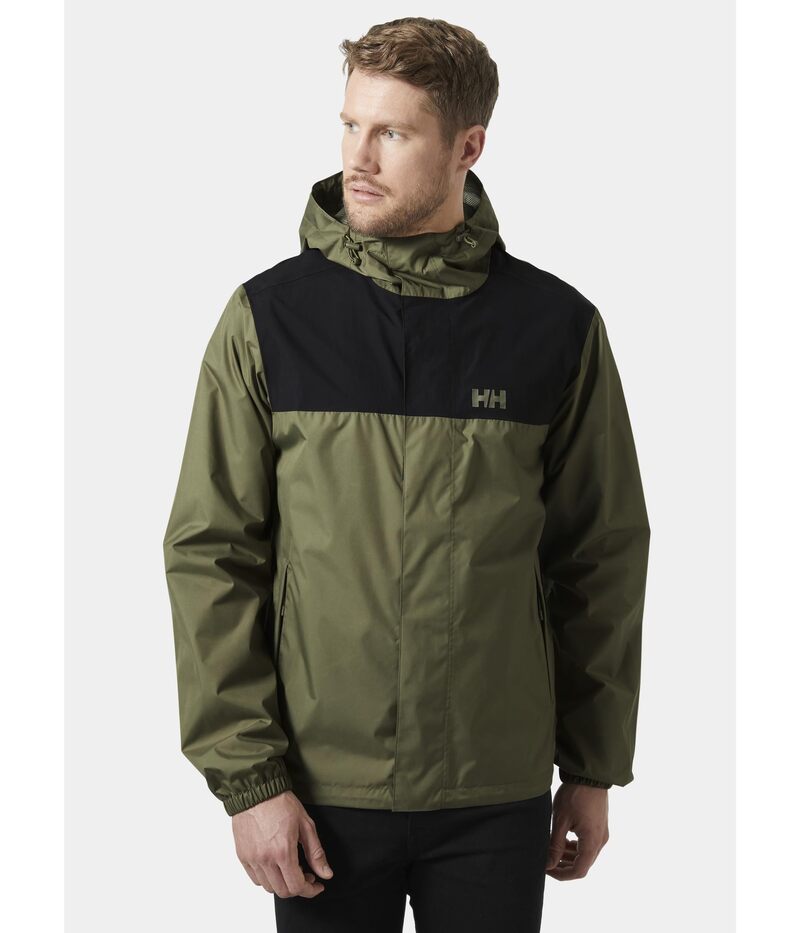 ヘリーハンセン メンズ アウター コート ジャケット Helly Hansen Rain Jacket Green グリーン