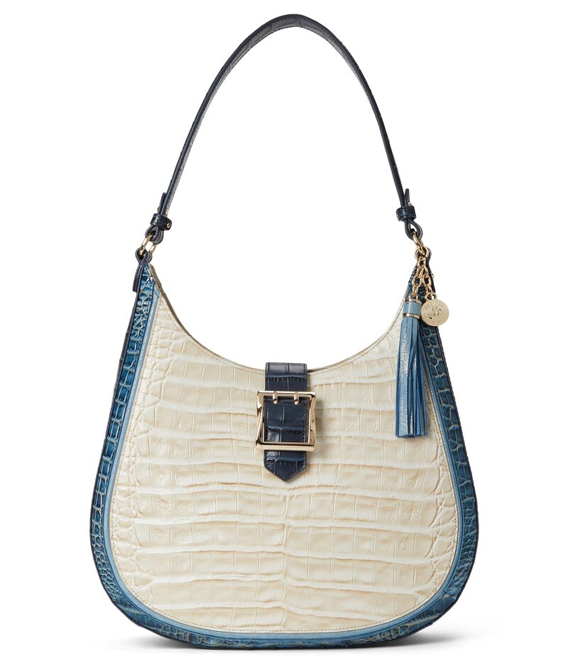 ブランミン レディース バッグ Brahmin Fallon Shoulder Bag Mindful Grey グレー