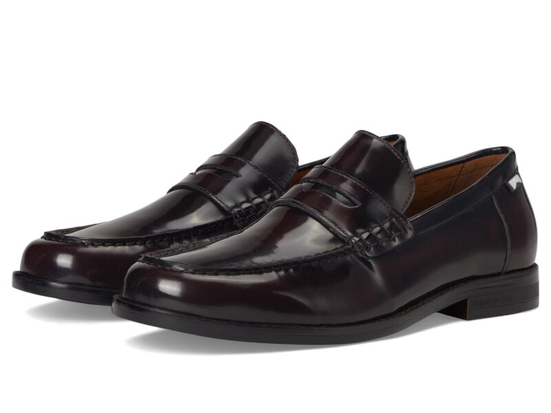 ケネスコール メンズ シューズ スニーカー Kenneth Cole Paco Dark Red Leathe レッド