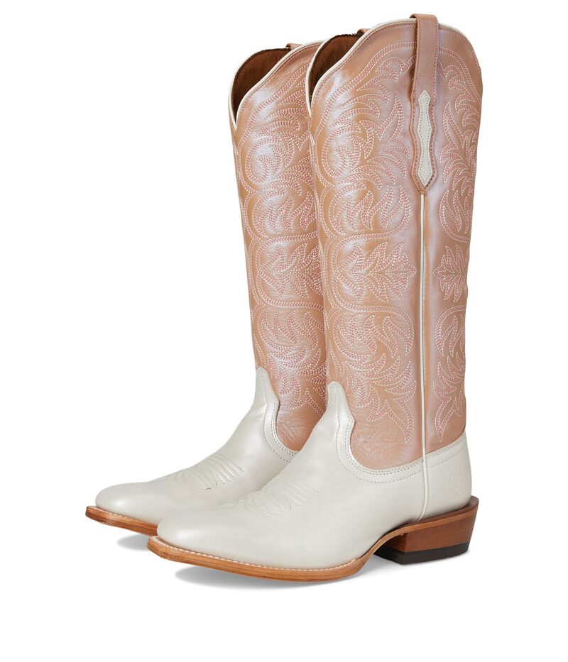 アリアト レディース シューズ ブーツ・レインブーツ Ariat Futurity Blanche Western Boots Ivory Pearl アイボリー