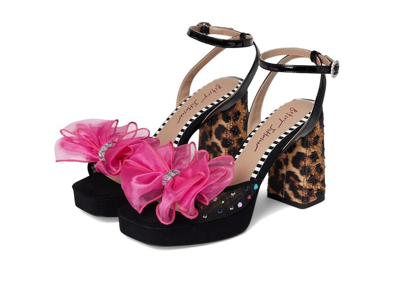 ブルーバイベトシージョンソン レディース シューズ 踵 Blue by Betsey Johnson Palloma Black Multi 黒いこと