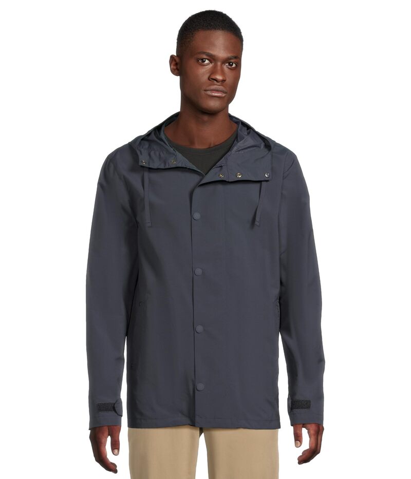 バブアー メンズ アウター コート ジャケット Barbour Quay Showerproof Jacket Navy/Bleached P ネイビー