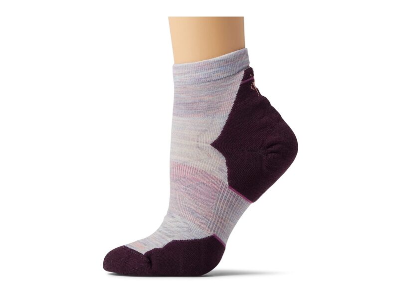 かっこ良い羊毛 レディース アンダーお召しもの ソックス アンクル Smartwool Run Targeted Cushion Ankle Purpleclipse パープル