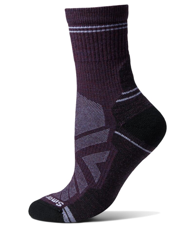 かっこ良い羊毛 レディース アンダーお召しもの ソックス Smartwool Performance Hike Light Cushion Mid Crew Purple Iris パープル